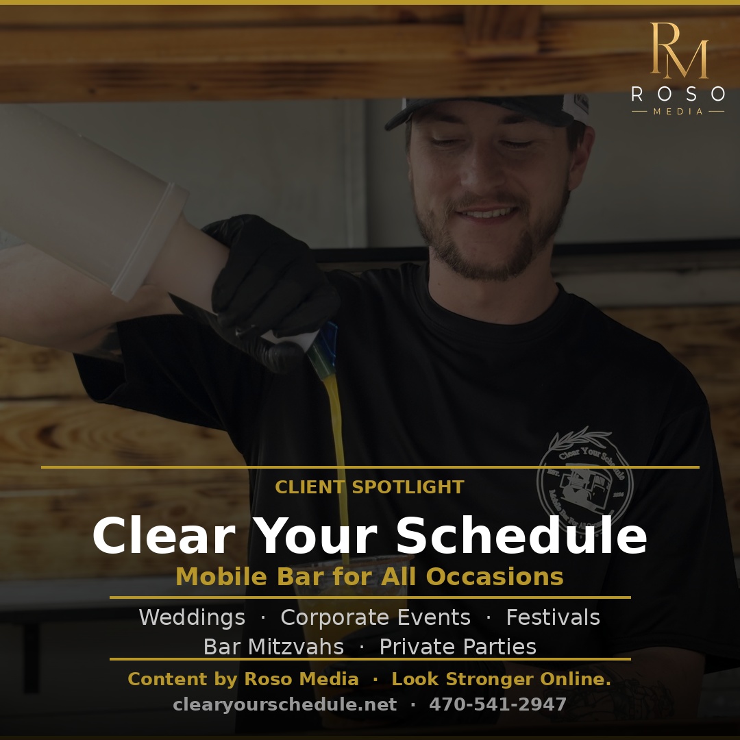 Clear Your Schedule social media creative